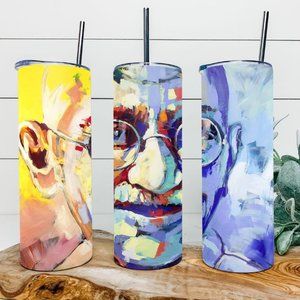Custom 20oz Mahatma Gandhi tumbler!
